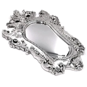 Baroque 925 Sterling Silver Mirror - Picture 1 of 4