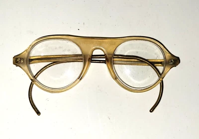 Gafas de seguridad AO retro vintage con marco de goma - Shabby Chic Foto 1 de 4