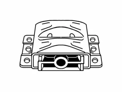 For 1987-1988 Chevrolet R10 Suburban Engine Mount Front 19168MP 6.2L V8 - Image 1 of 2