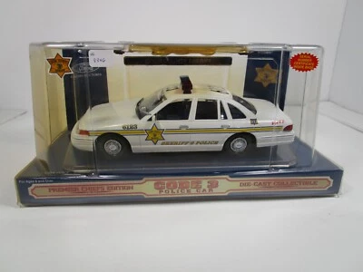 CODE 3 1/24 BOONE COUNTY ILL SHERIFF-POLICE FORD CROWN VIC NEW *SMALL ISSUE* - Image 1 of 4