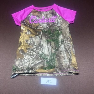 Girls Carhartt Force T Shirt. Pink And Camo. Realtree Xtra   Size 5  - Picture 1 of 8