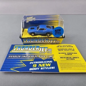Johnny Lightning ThunderJet 1970 FORD MUSTANG BOSS 429 Slot Car HO Scale Blue - Picture 1 of 12