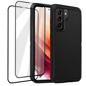 Case For Samsung Galaxy S21 5G Heavy Duty Shockproof Cover with Screen Protector - Picture 1 of 10