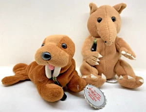 Collectible Coca-Cola Bean Bag Plush - 1998 Walrus & 1999 Anteater - Picture 1 of 10