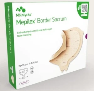 💚Molnlycke 282455 Mepilex Border Sacrum Dressing 8.7"x 9.8" 10/Box 10💚Exp 2026