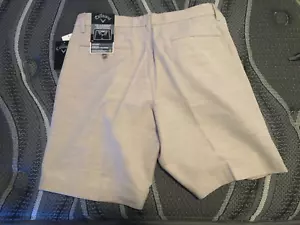 CALLAWAY GOLF SHORTS STRETCH WAISTBAND OPTI - DRY NEW WITH TAGS SZs 34 $78 MSRP - Picture 1 of 5