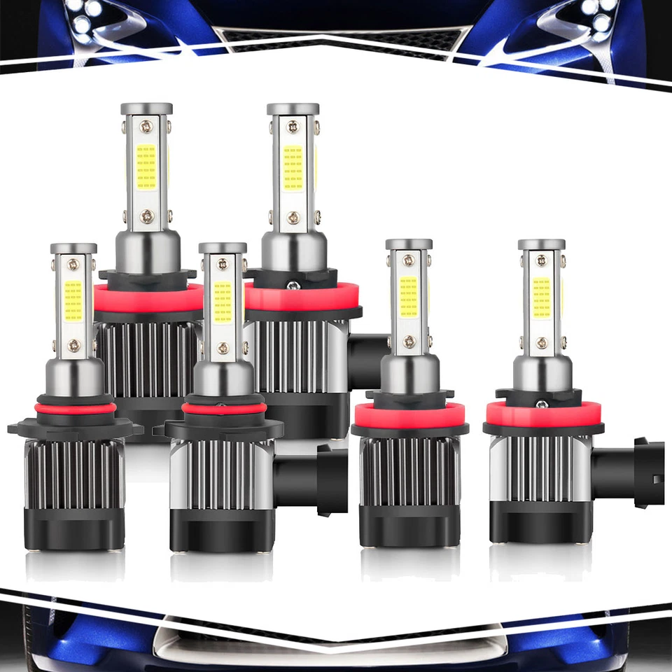 Faros antiniebla para Chevrolet Trax 2013-2017 3 pares 6000K 9005+2x H11 Foto 1 de 4