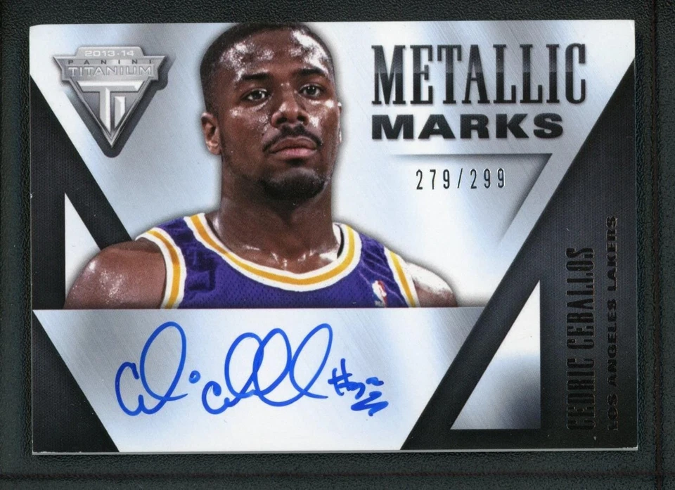 2013-14 CEDRIC CEBALLOS 279/299 AUTO PANINI TITANIUM METALLIC MARKS AUTOGRAPHS - Image 1 of 2