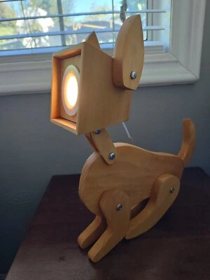 Hand Made Dog Lamp  - Image 1 of 2