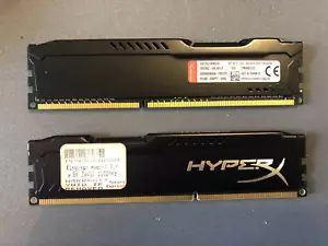 Kingston HyperX 8GB Kit (2 x 4GB) 1600 MHz DDR3 240-Pin Memory HX316C10fbk2/8 - Picture 1 of 1