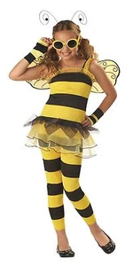 CARNIVAL DRESS COSTUME LITTLE HONEY THE CHEERFUL BEE 00257 GIRL 8/10 YEARS OLD - Picture 1 of 1