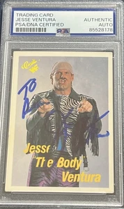 JESSE VENTURA AUTO PSA DNA 1990 Classic WWF Signed Wrestling Card "THE BODY" 🔥 - Bild 1 von 2