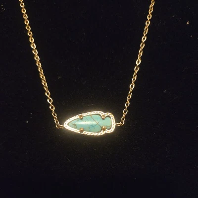 Kendra Scott Turquoise Skylie Drop Pendant Necklace - Image 1 of 3