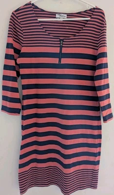 ALLISON BRITTNEY Woman's/Jr.'s Long Sleeve Striped Pullover Dress - Size M - Image 1 of 4