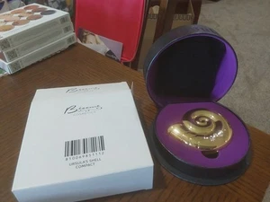 BESAME COSMETICS URSULA'S SHELL KEEPSAKE COMPACT W/ MIRROR RARE FREE SHIP! - Picture 1 of 3