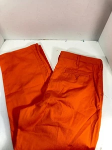 Walls Work Hunting Pants Mens Sz 40X32 Orange Slash Pockets Safety Straight Leg - Picture 1 of 12