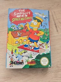 Vintage NES NINTENDO THE SIMPSONS BART VS THE SPACE MUTANTS VIDEOSPIEL OVP
