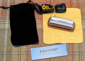 EASTTOP LUCKY 8 - 8 hole Professional Blues Diatonic Harmonica in Key of C - NEW - Picture 1 of 15