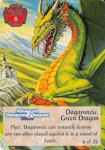 Dagaronzie, Green Dragon 6/25 - 1st Edition Spellfire CCG TSR, Inc. 1994 - Picture 1 of 6