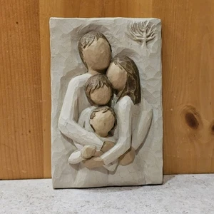 Albero di Salice FAMIGLIA UNA VITA D'AMORE Targa 6" Alta 2001 Susan Lordi Demdaco - Foto 1 di 4