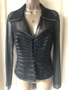 JS Collections elegant stunning blouse size 10 - Picture 1 of 6