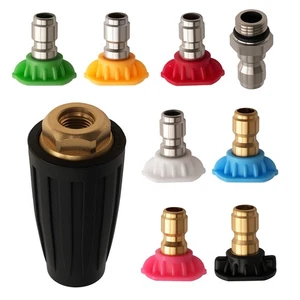 Hochdruckreiniger rotierende Turbodüse Sprühspitze 4000 PSI 1/4" Schnellkupplung - Bild 1 von 12