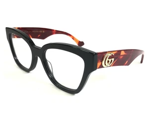 Gucci Brille Brillengestell GG1424O 007 glänzend schwarz rot Cat Eye Vollrand 54-18-145 - Bild 1 von 13