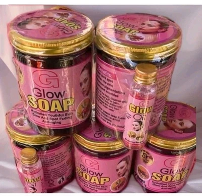 G GLOW  MOLATO SOAP  HYDRATED YOUTHFUL SKIN  GLOW AND  SPOT  FADING ANTI  AGING - Image 1 of 2