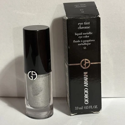 Giorgio Armani Eye Tint Chrome - Ice 43 líquido metálico cor dos olhos NOVO na caixa - Imagem 1 de 4