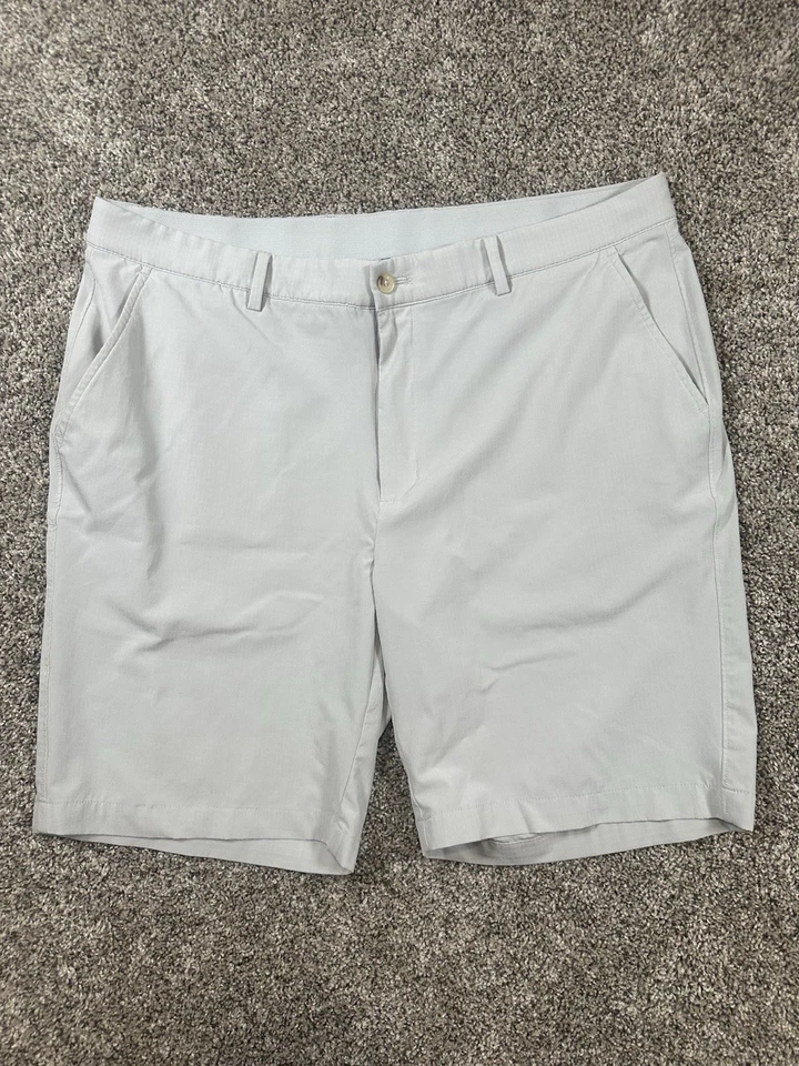 Greg Norman ML75 Microlux Golf Shorts 38 Gray Stretch Lightweight Men’s 8.5” - Image 1 of 4