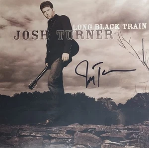 NEW  Josh Turner LONG BLACK TRAIN  Authentic AUTOGRAPHED / Signed VINYL LP - Foto 1 di 5