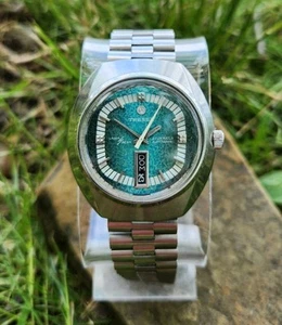 Orologio Vintage Tressa Laser Beam I73 Uomo 39mm UFO AS2066 Quadrante Blu Automatico SPAGNOLO - Foto 1 di 14