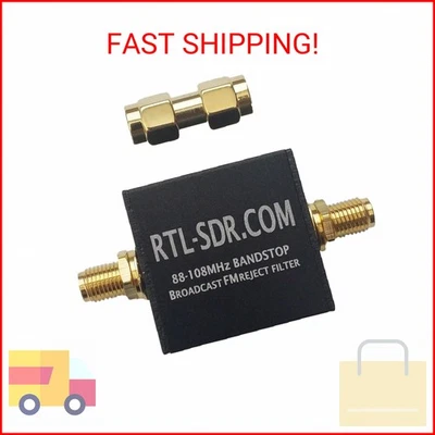 Filtro de bloque FM Broadcast (bloque 88 - 108 MHz) por RTL-SDR Blog Foto 1 de 2