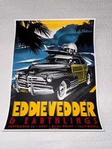 EDDIE VEDDER - 2025 Ohana Festival - Sept 26 Williams POSTER - Dana Point CA - Picture 1 of 1