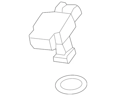 Genuine GM Mass Air Flow Sensor 23262343 - Image 1 of 4