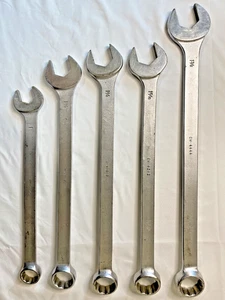 Cornwell Chrome 12pt Combo Wrench Set (5) SAE, SZ  1, 1-3/16,1-1/4,1-5/16,1-3/8 - Picture 1 of 17