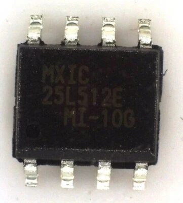 5x Macronix MX25L512EMI-10G Serial 512k-bit Flash Memory SO8 MXIC-25L51-E-MI-10G - Image 1 of 2