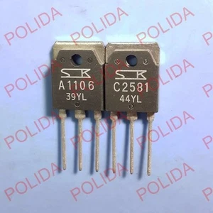 1 Paar oder 2 STCK. Transistor versenkt auf 3P 2SA1106/2SC2581 A1106/C2581 - Bild 1 von 1
