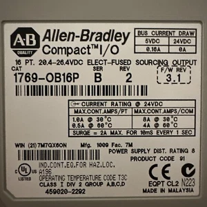 Allen Bradley 1769-OB16P Ser.B Rev.2, kompakt I/O16 Pt Prot - Bild 1 von 4