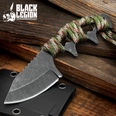Black Legion Featherweight EDC Fixed Blade Knife (BV596) Free Shipping. - Image 1 of 4