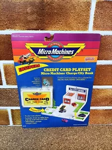 MICRO MACHINES CREDIT CARD PLAYSET  -  1ST CITY BANK -  VINTAGE - Foto 1 di 4