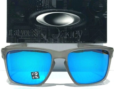 NEW* Oakley SLIVER XL Matte Grey Ink POLARIZED Sapphire Iridium Sunglass 9341-03 - Image 1 of 4