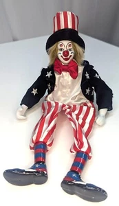 Vintage Ganz Onkel gleiche Porzellan Einweg Clown Puppe - Bild 1 von 7