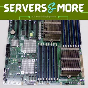Supermicro H8DGI-F Combo with Dual AMD Opteron 6376 CPUs & 64GB DDR3 RDIMM + HS - Picture 1 of 8