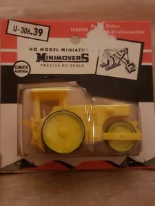 HO UMEX Minimovers HAMM 3 Wheel Road Roller Stock # U-306.39 Factory Sealed - Picture 1 of 3
