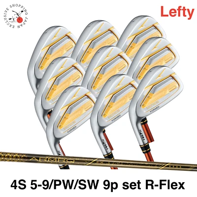 HONMA Beres 09 Lefty Iron Set #5-11,AW,SW 9pc ARMRQ FX 4S 4Star R-Flex 2024 MTO  - Image 1 of 4