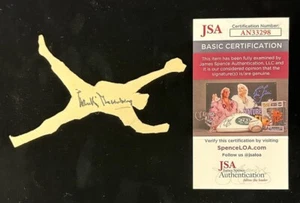 Hank Greenberg Detroit Tigers HOFer SIGNED 3x5 Cutout Photo JSA COA - Picture 1 of 2