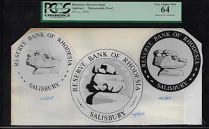 Rhodesia Salisbury ND(1956) Photographic Proof Uncirculated - Picture 1 of 2