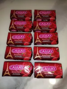 Camay Paris Beauty Bar Soap Romantique Sensual Rose Lot of 10 Unilever Vintage - Picture 1 of 5