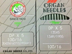 Organ Dp X 5 135 X 5 134 (R) / 1955 SIZE100/16 Agujas de Máquina Coser - Picture 1 of 2